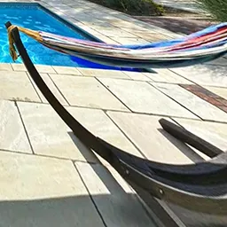 hammock by the pool